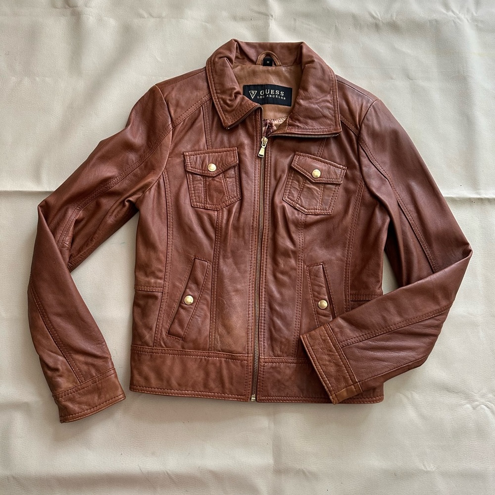 Leather Guess Jacket